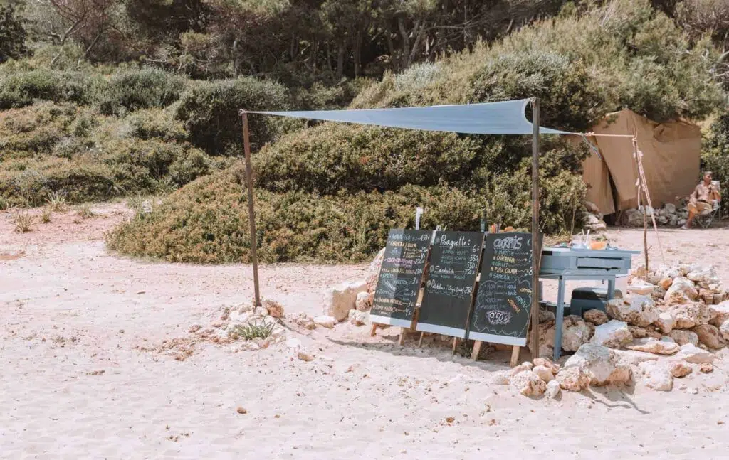 Cala Varques is a beautiful secluded beach in Mallorca.