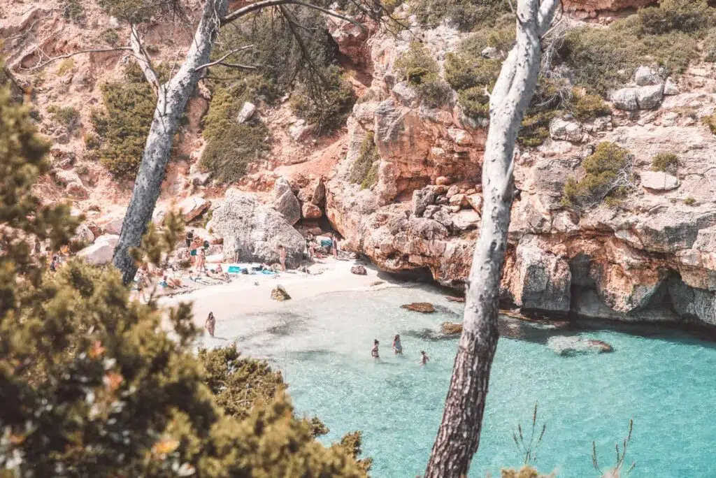 Cala des Moro is one of the most beautiful beaches in Mallorca.