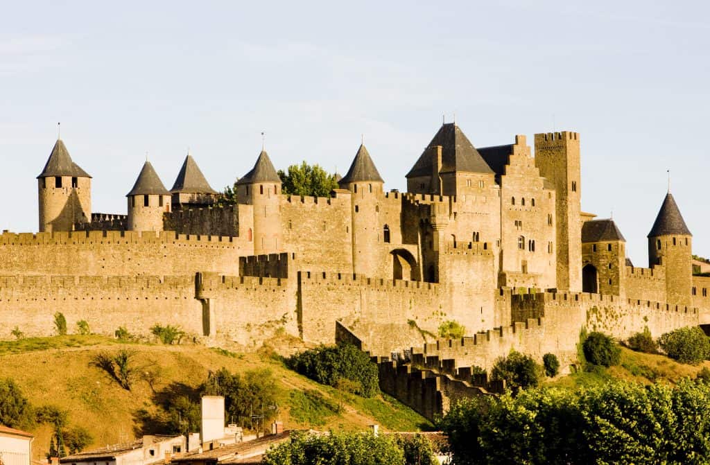 The medieval village of Carcassonne in the Languedoc-Roussillon, is one of the top 10 places to visit in France.