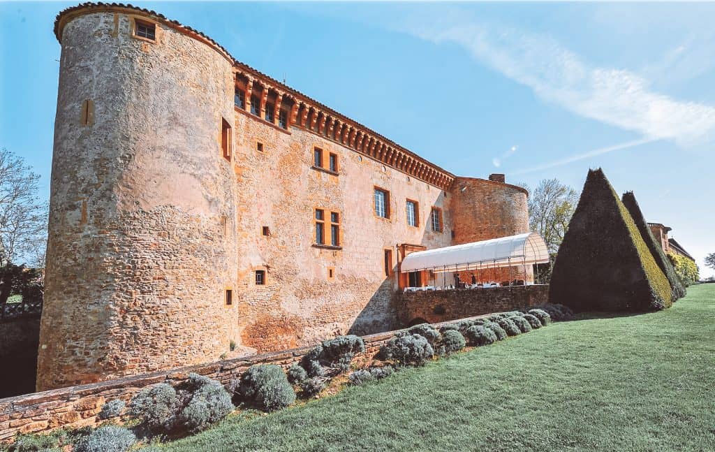 Chateau de Bagnols is one of the most beautiful castle hotels in France