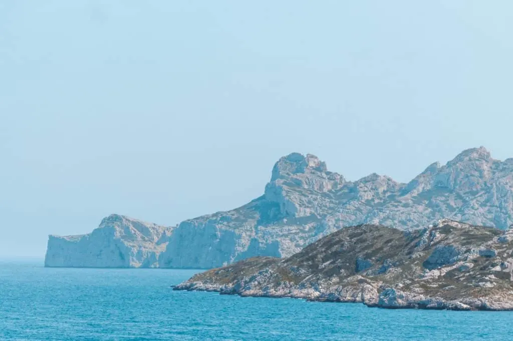 Île de Jarre off the coast of Les Goudes, Marseille