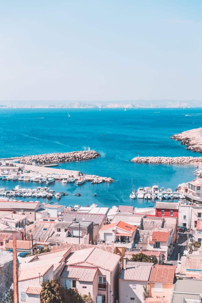 The village of Les Goudes near Marseille, France.