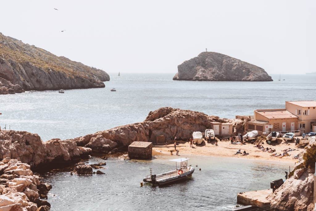 The Baie des Singes - Monkey Bay - near Les Goudes in Marseille