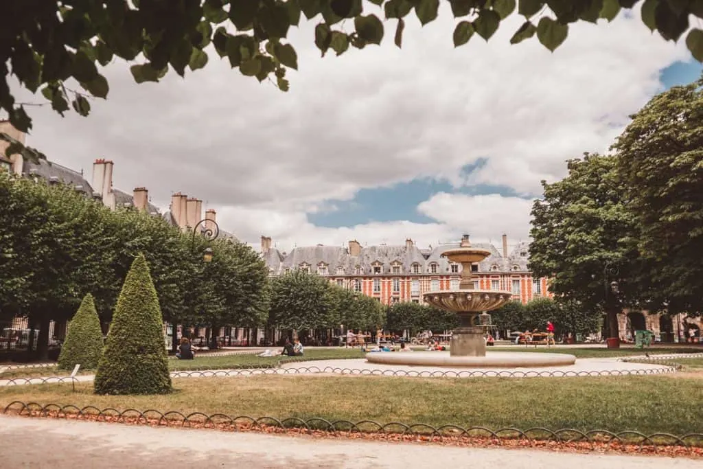 Le Marais district of Paris