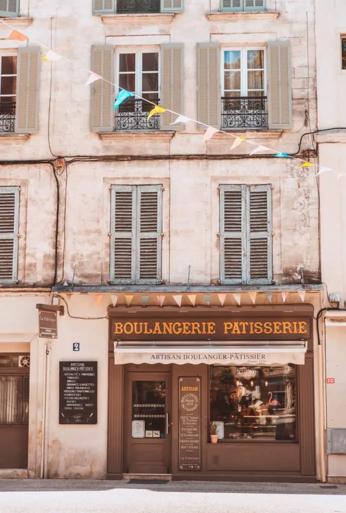 Boulangerie in Avignon, France