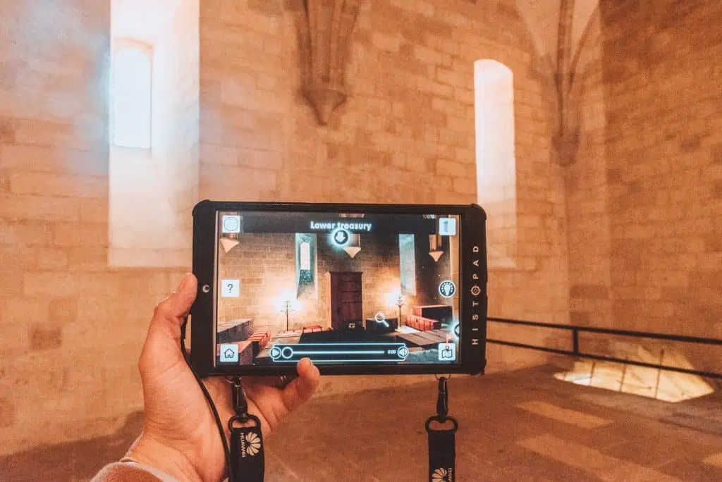 Inside the Palais des Papes, Avignon