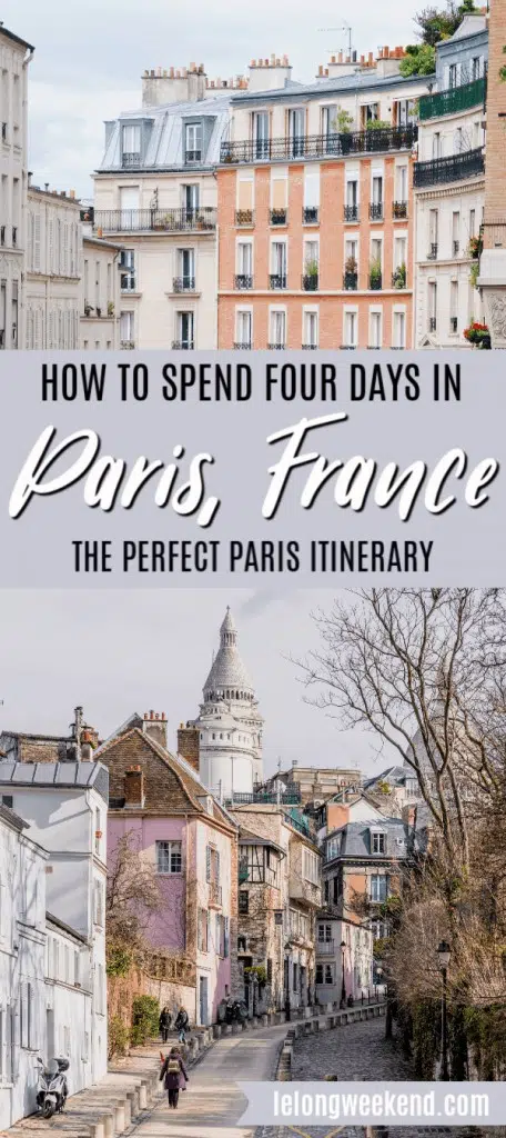 4 days in Paris