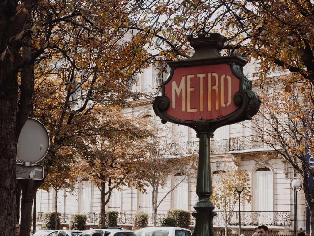 The metro is a great way to get around Paris