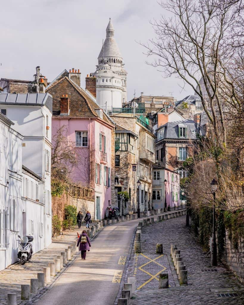 Montmarte district of Paris.