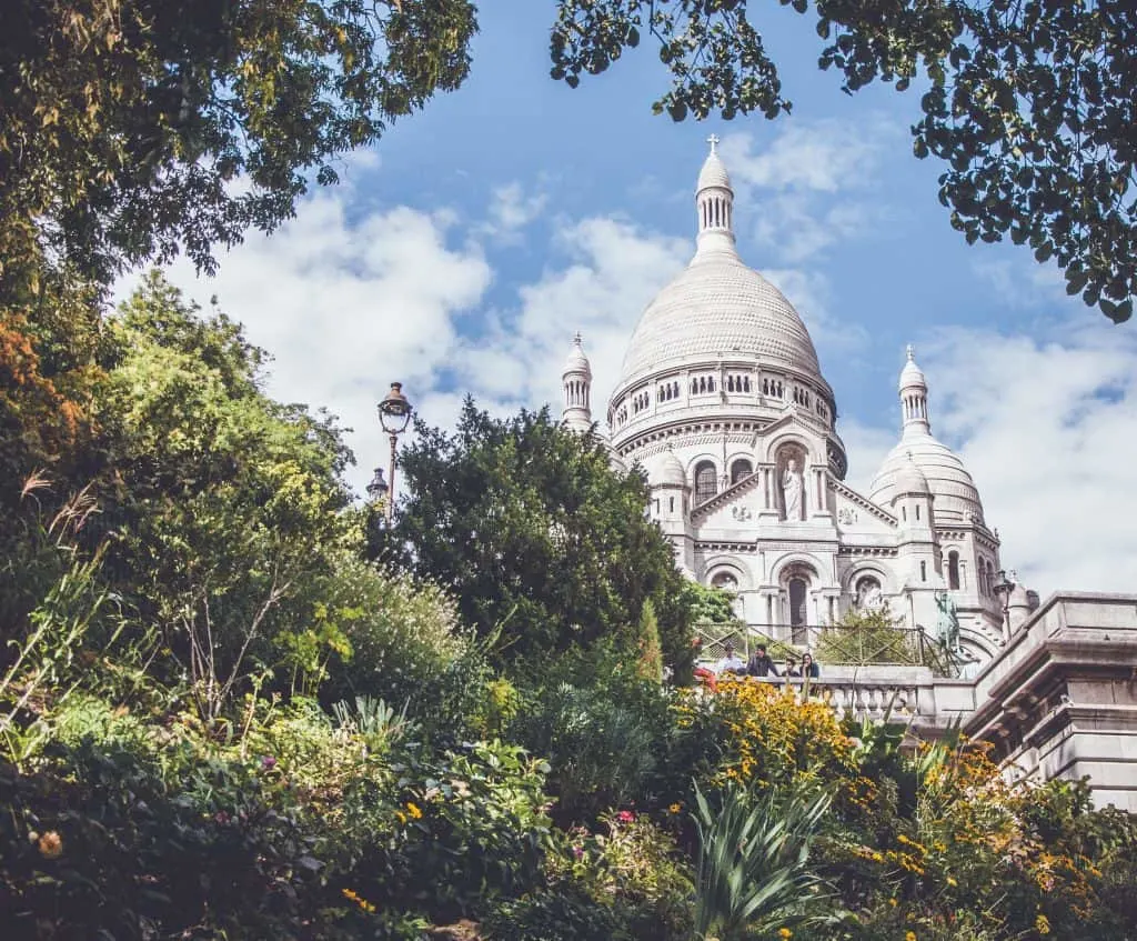 The sacré coeur in Paris is an iconic sight