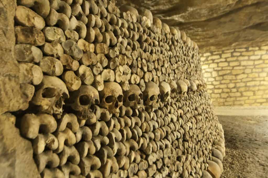 Visiting the Paris Catacombs with kids.