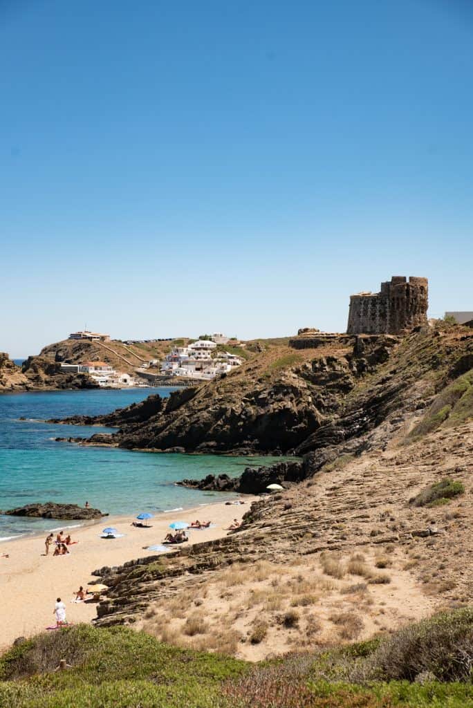 Sa Mesquida beach in Menorca, Spain