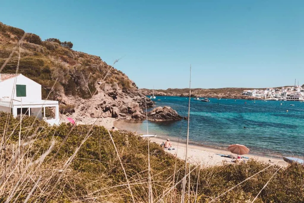 Cala en Vidrier in Menorca, Spain
