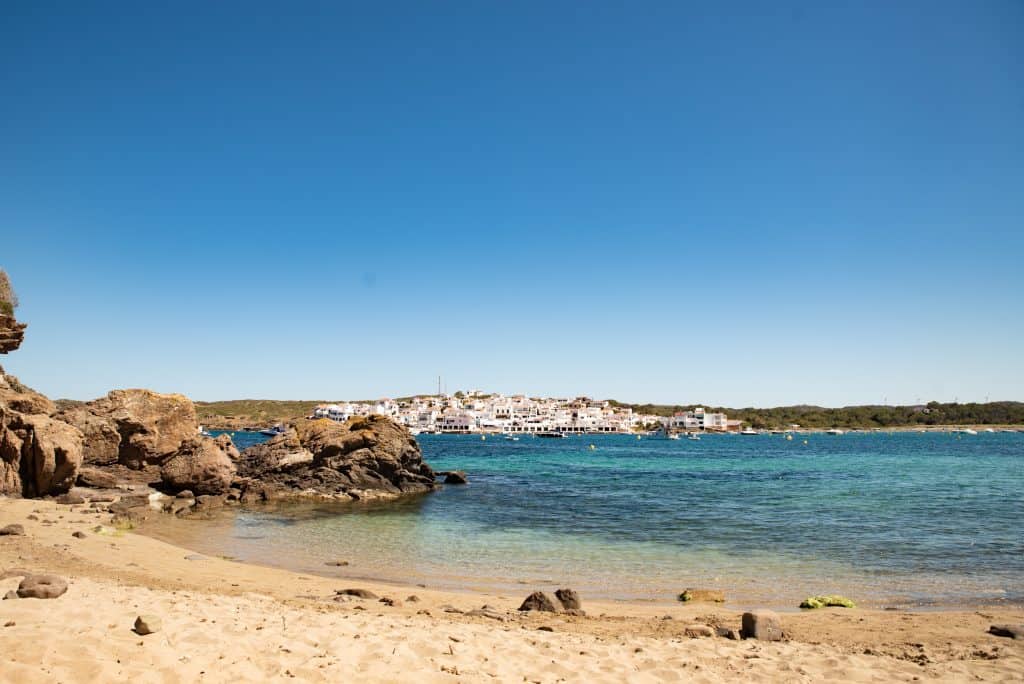 Cala en Vidrier in Menorca, Spain