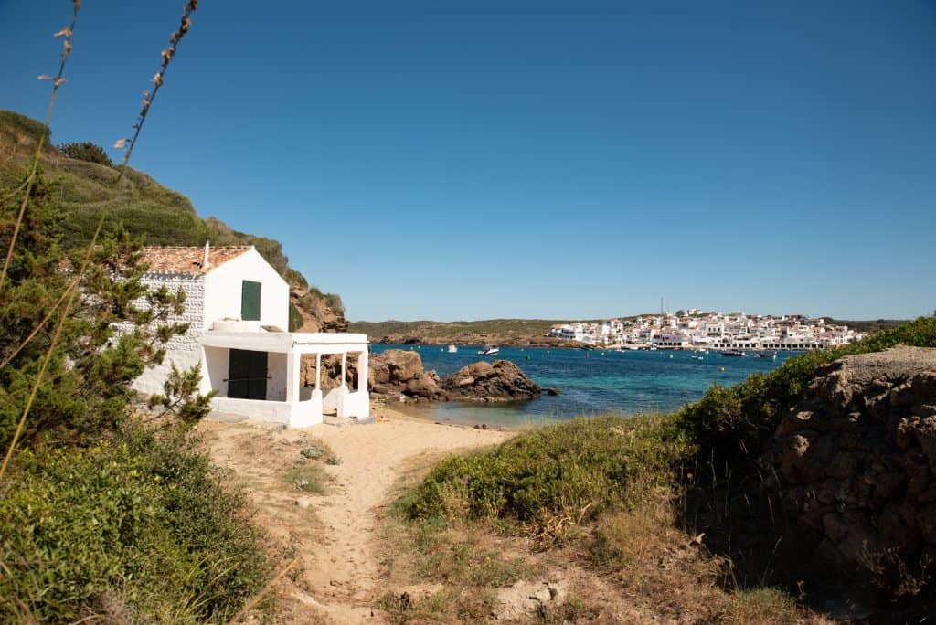 Cala en Vidrier in Menorca, Spain