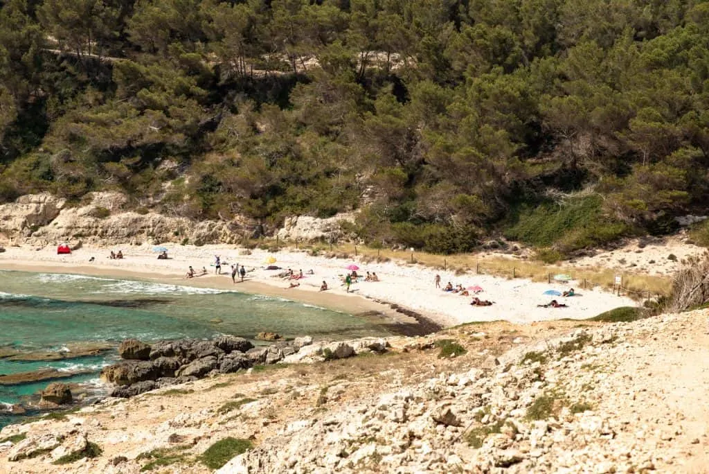 Cala Escorxada in Menorca, Spain