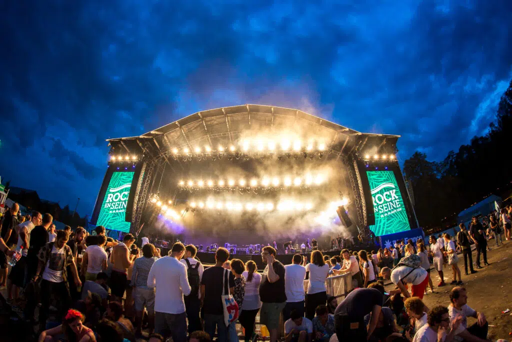 Rock en Seine music festival Paris France