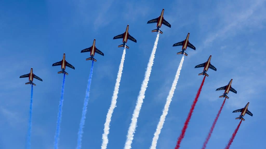 Bastille Day Flyover, Paris, France