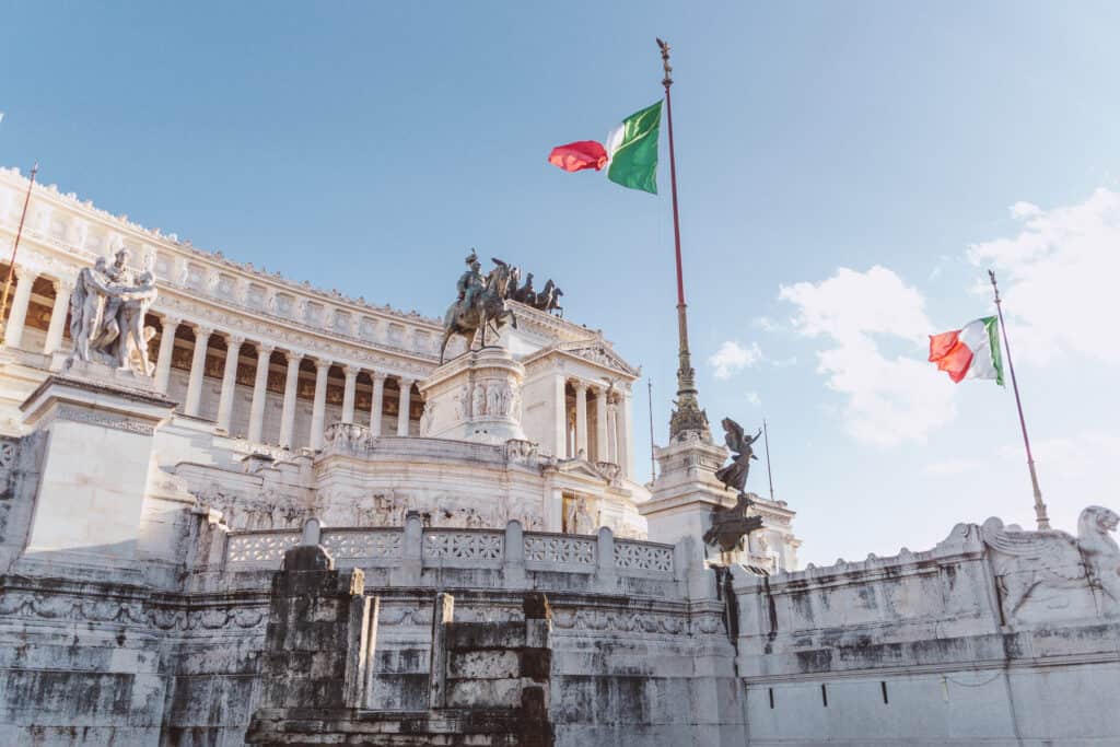 Piazza Venezia in Rome