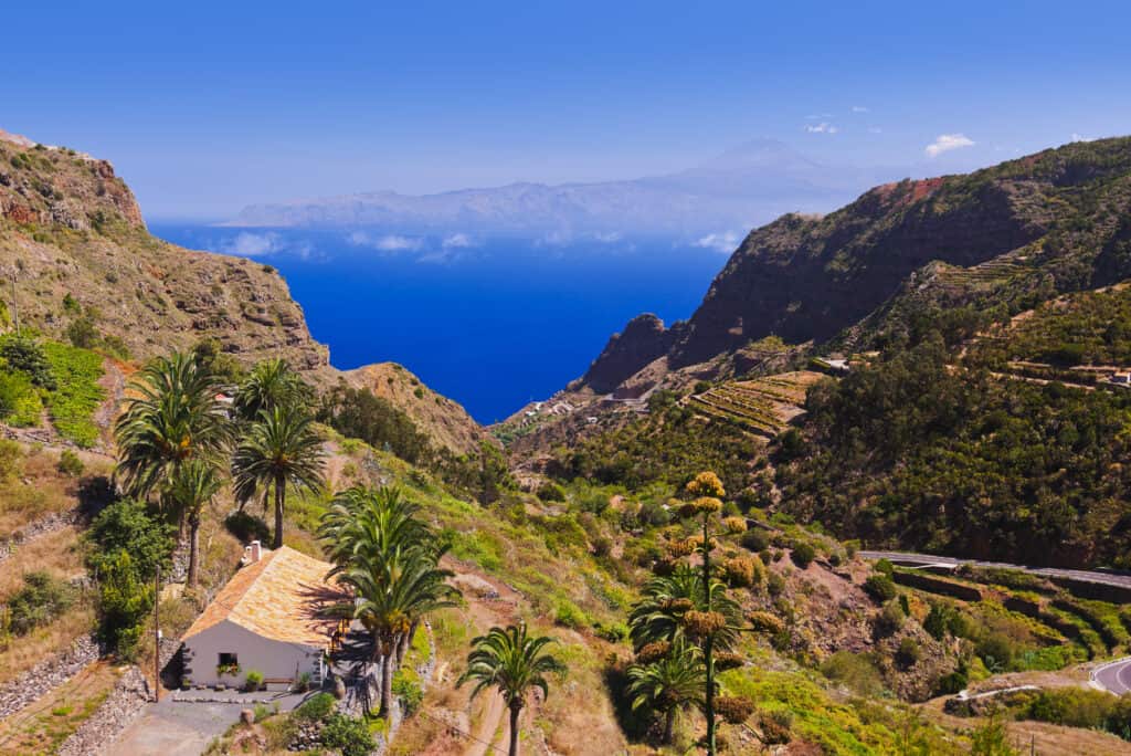 La Gomera is a quiet island in Spain.