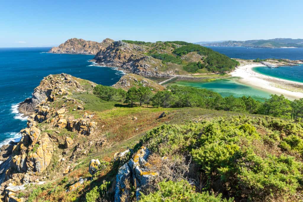 Cies Islands in Spain