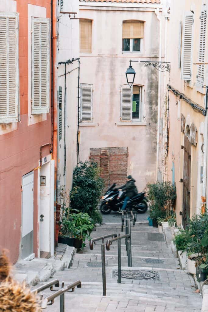 Le Panier district in Marseille, France