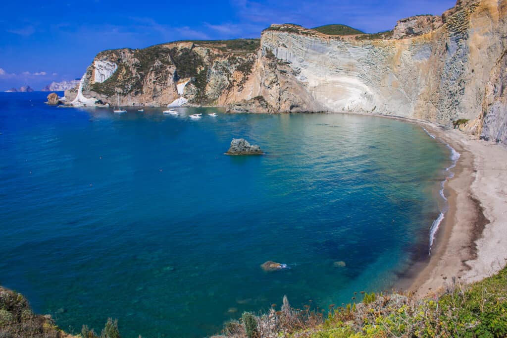 Ponza Island in Italy