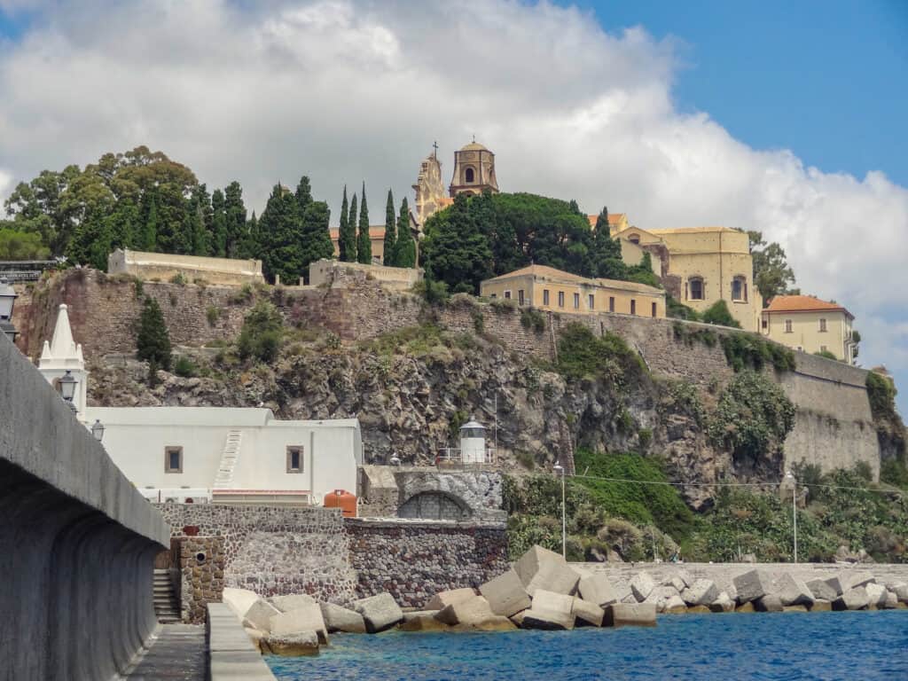 Lipari Island in Italy