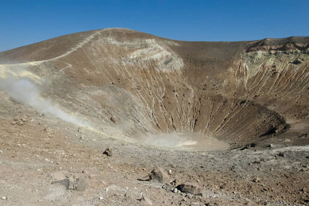 Volcano Island in Italy