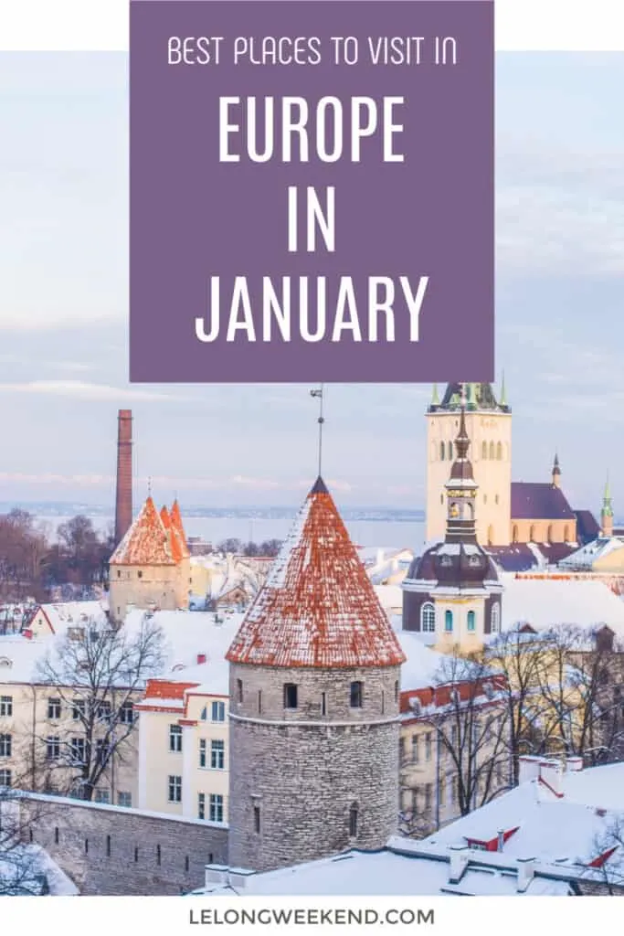 For all your winter wonderland dreams to come true, head to any of these magical European cities in January. We've rounded up the very best places to visit in Europe in January to make the most of winter - or to escape it completely and find some winter sun! #winter #europe #january #europeinwinter