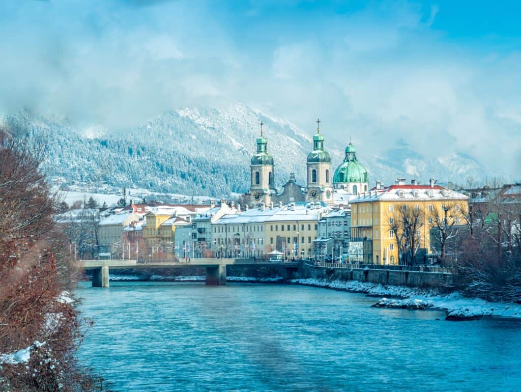 Innsbruck, Austria is one of the best places to visit in Europe in January