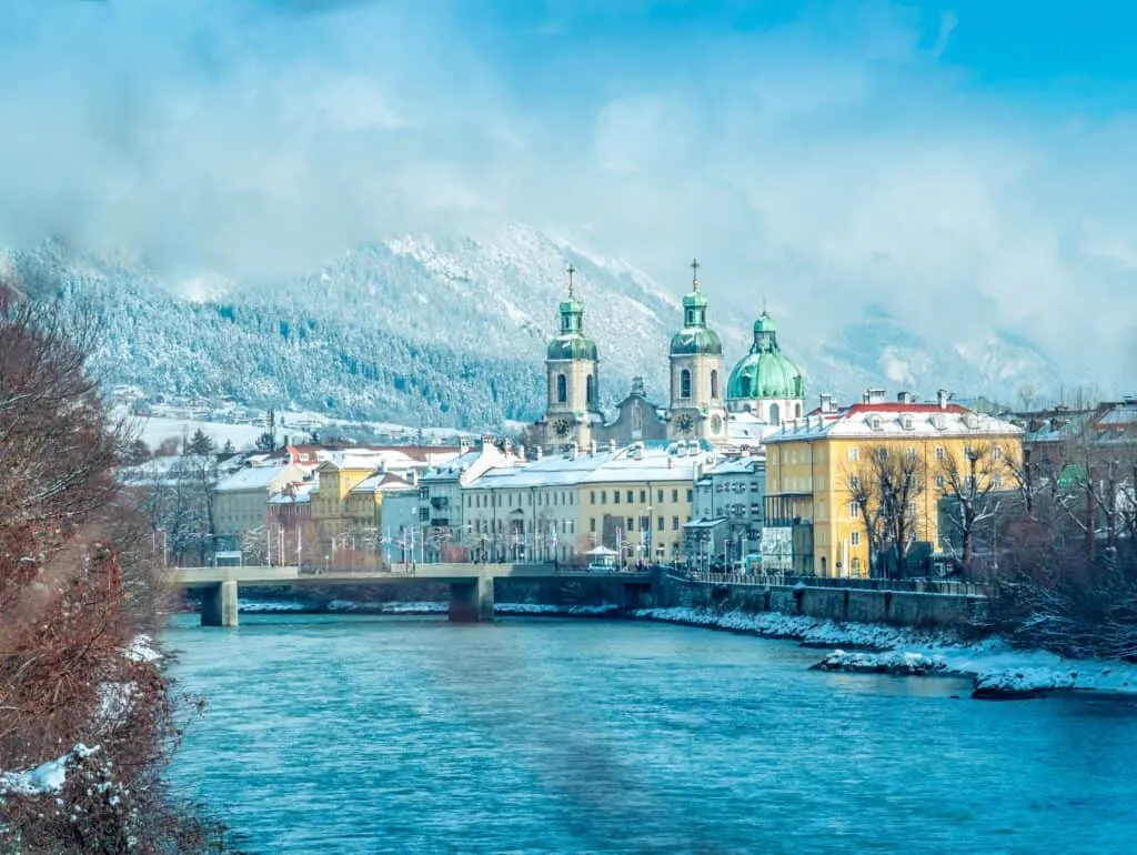 Innsbruck, Austria is one of the best places to visit in Europe in January