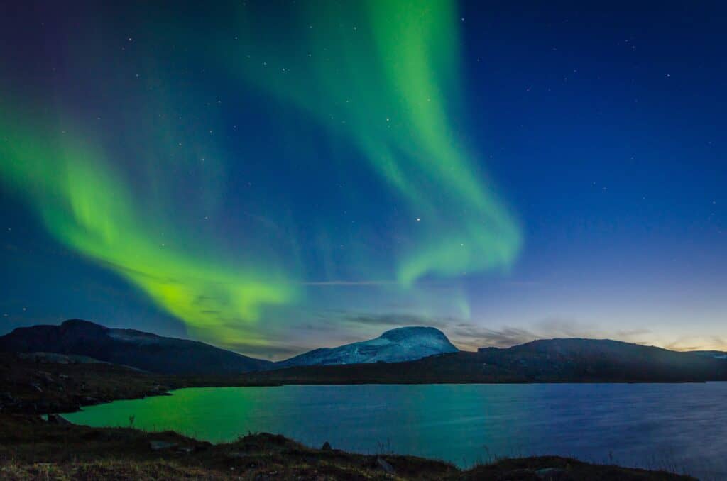 Watching the Northern Lights in Abisko, Sweden is a must do activity in Europe in January.