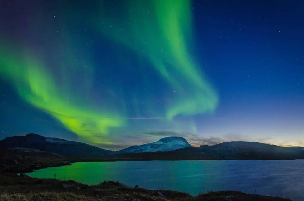 Watching the Northern Lights in Abisko, Sweden is a must do activity in Europe in January. 