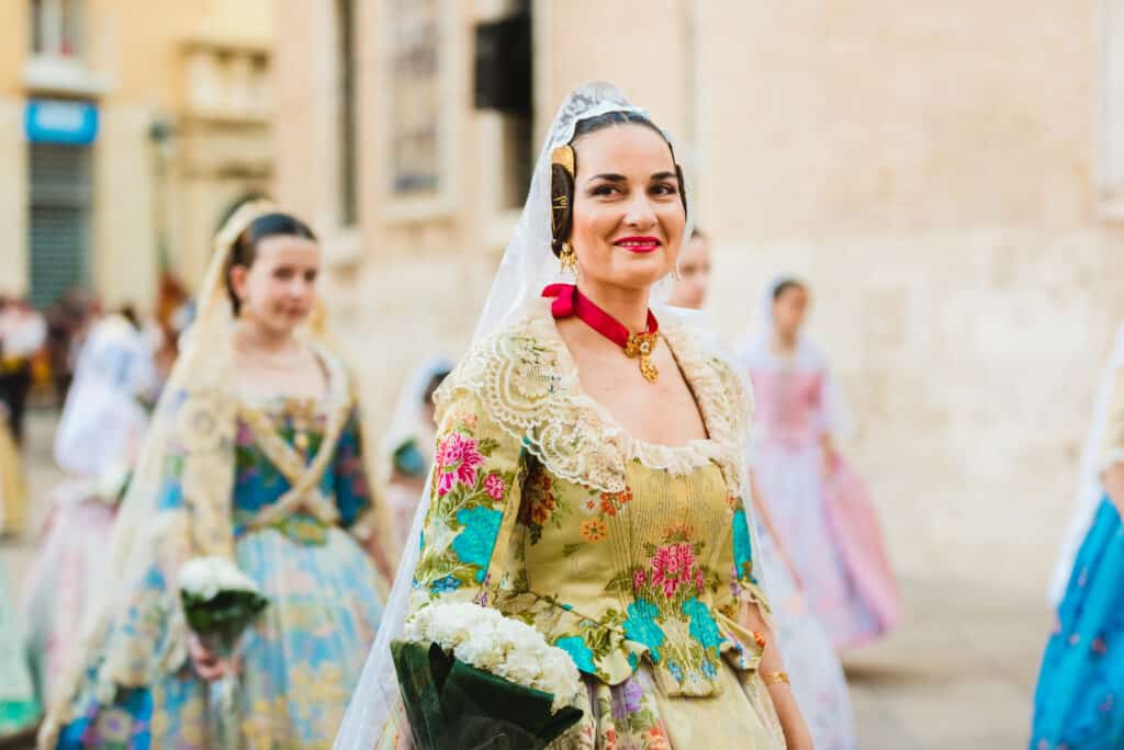 Las Fallas festival in Valencia, Spain. One of the best places to go in Europe in March.