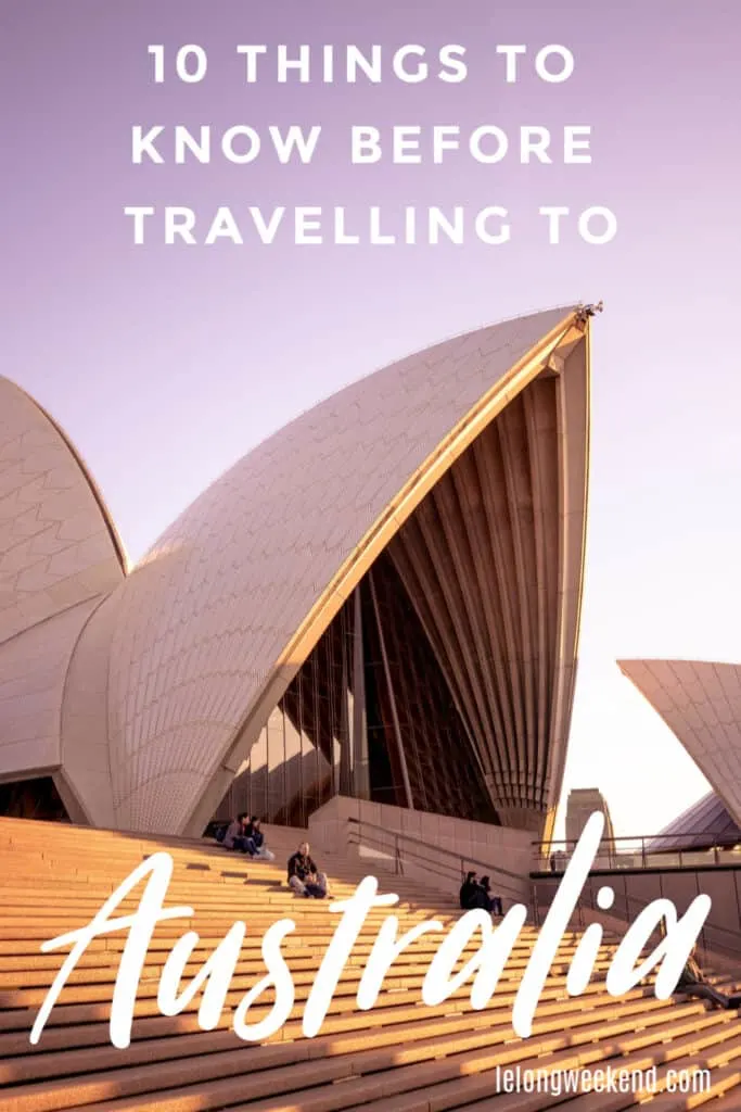 Ten essential things to know before travelling to Australia. #australia #travel