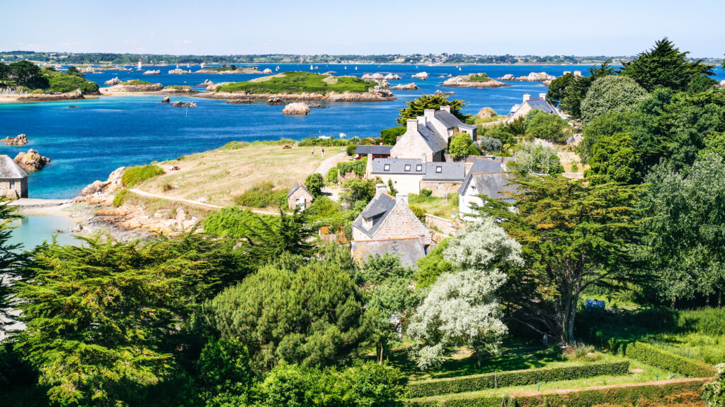 Brehat Island in France