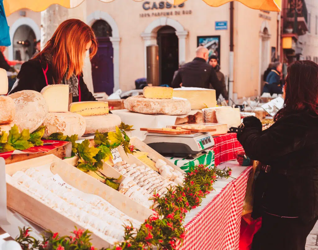 Markets in Cassis, France