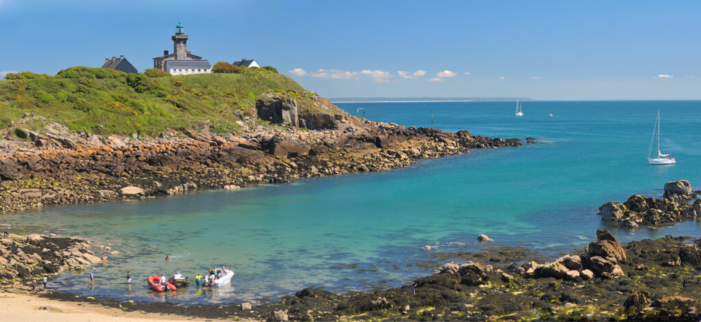 Chausey island in Normandy, France