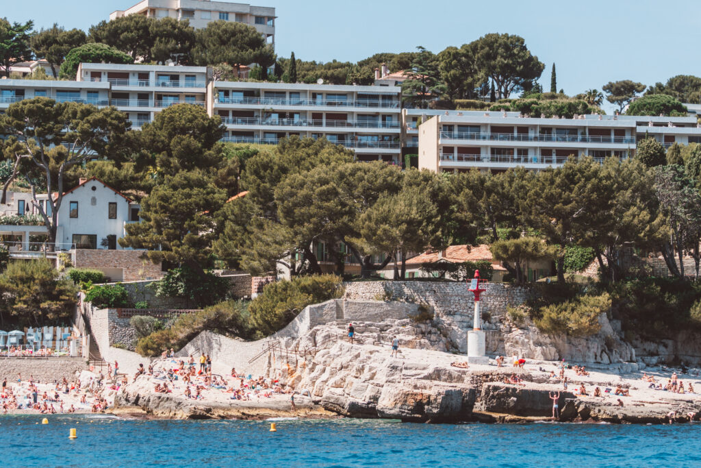 Beaches in Cassis, France