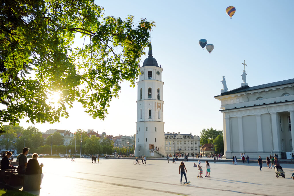 Vilnius, Lituania este un loc cheie de vizitat în Europa în mai