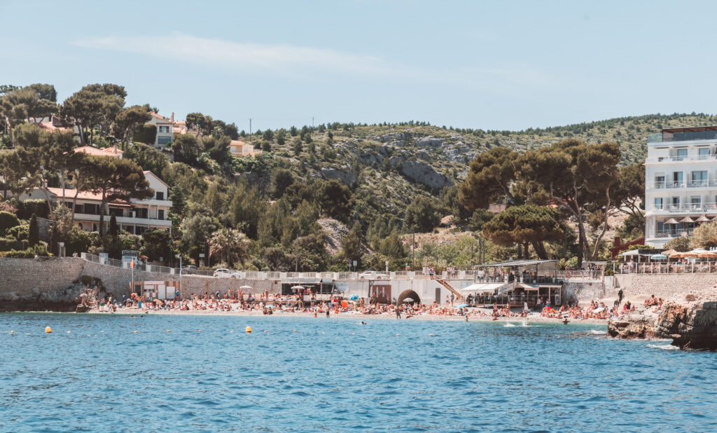 Beaches in Cassis, France