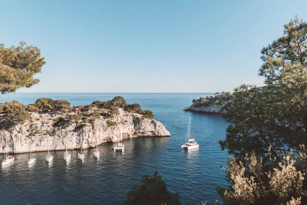 A boat tour of the calanques in Cassis