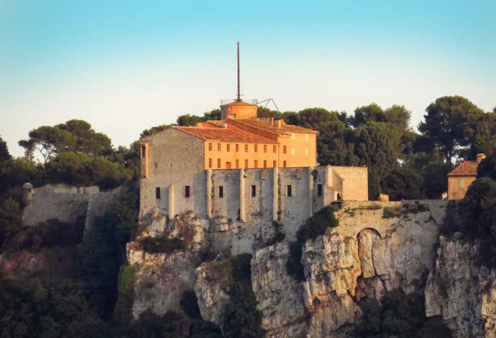 Fort Royal Sainte-Marguerite on the island, the largest of the Lerins Islands in France