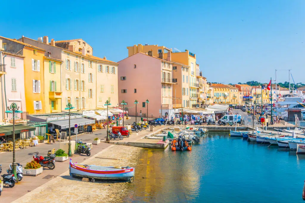 The village of St Tropez in the South of France is one of the best places to visit in June in Europe.