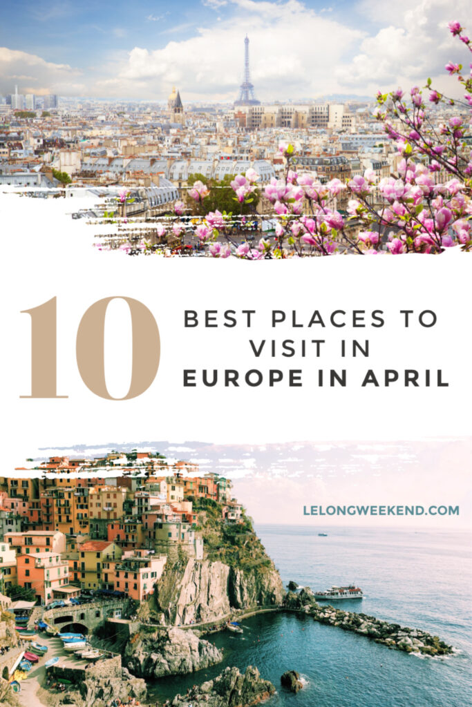 Discover the best places to visit in Europe in April. From Easter celebrations, to beautiful spring blossoms, these European cities have it all! #spring #europe #April #easter