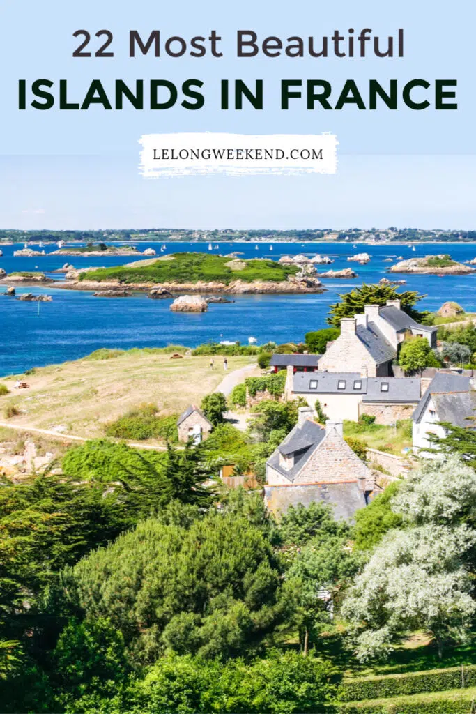 Discover the most beautiful islands in France. From idyllic hideaways in the South of France, to stunning secluded shores off the coast of Brittany, these French Islands have it all. #france #islands #vacation