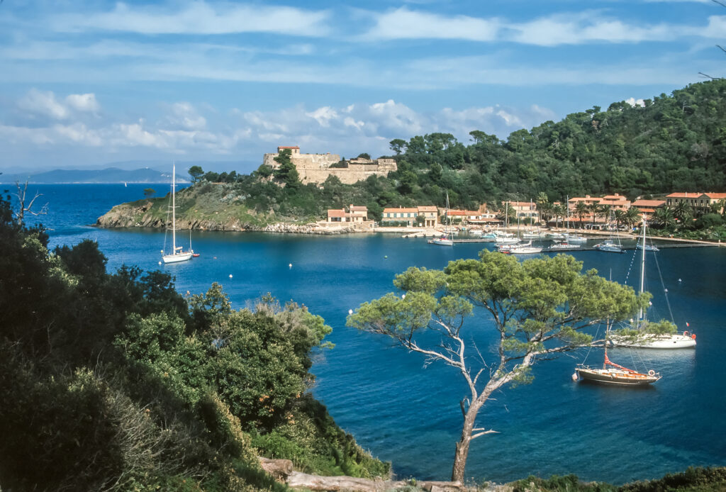 Port Cros is an idyllic island in France