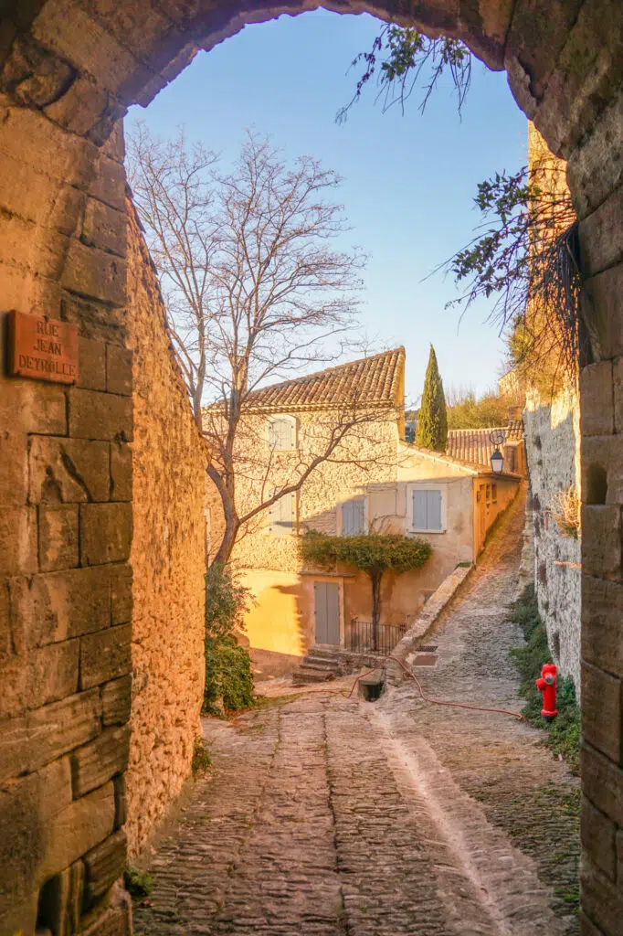 The charming streets of Gordes Provence France