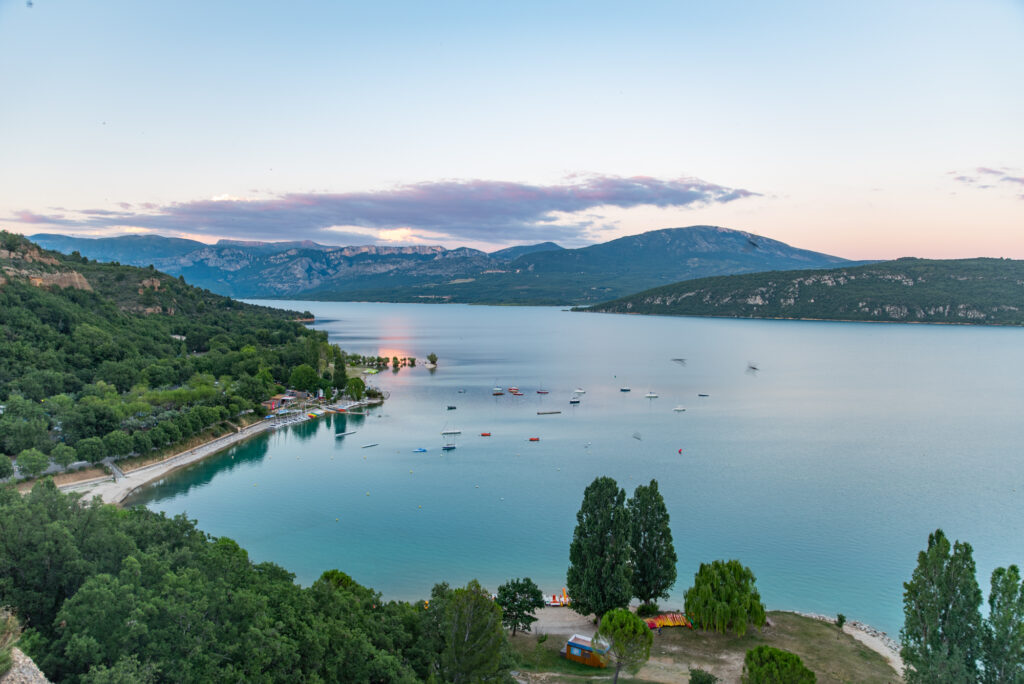 Lac de Sainte-Croix in Provence, France